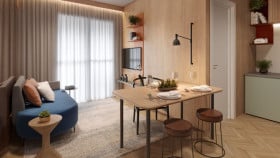 Apartamento com 1 Quarto à Venda, 28 m²em Vila Romana - São Paulo