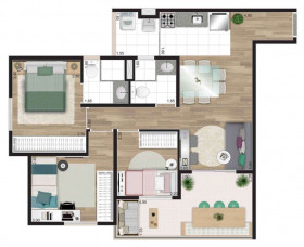 Apartamento com 3 Quartos à Venda, 67 m² em Vila Pompéia - São Paulo