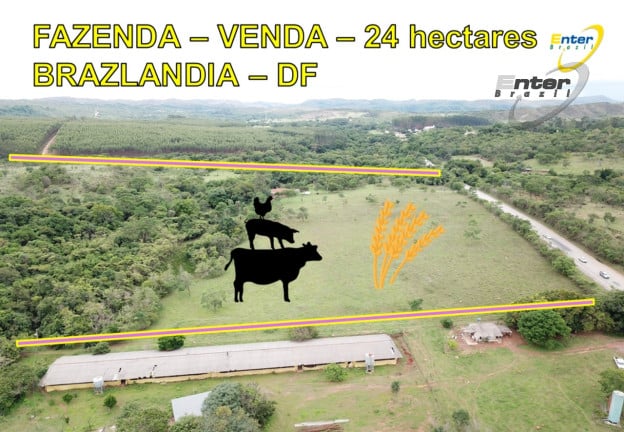 Imagem Fazenda à Venda, 24 HA em brazlandia - Brasília