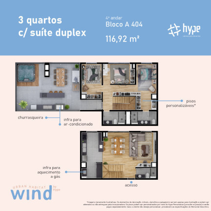 Imagem Apartamento com 3 Quartos à Venda, 114 m²em Santa Felicidade - Curitiba