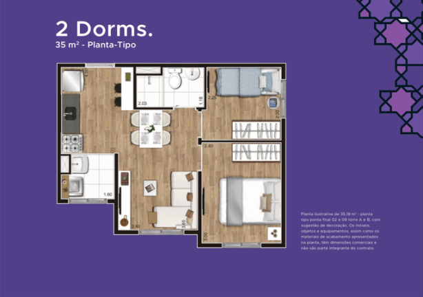 Imagem Apartamento com 2 Quartos à Venda, 35 m² em Parque Bristol - São Paulo