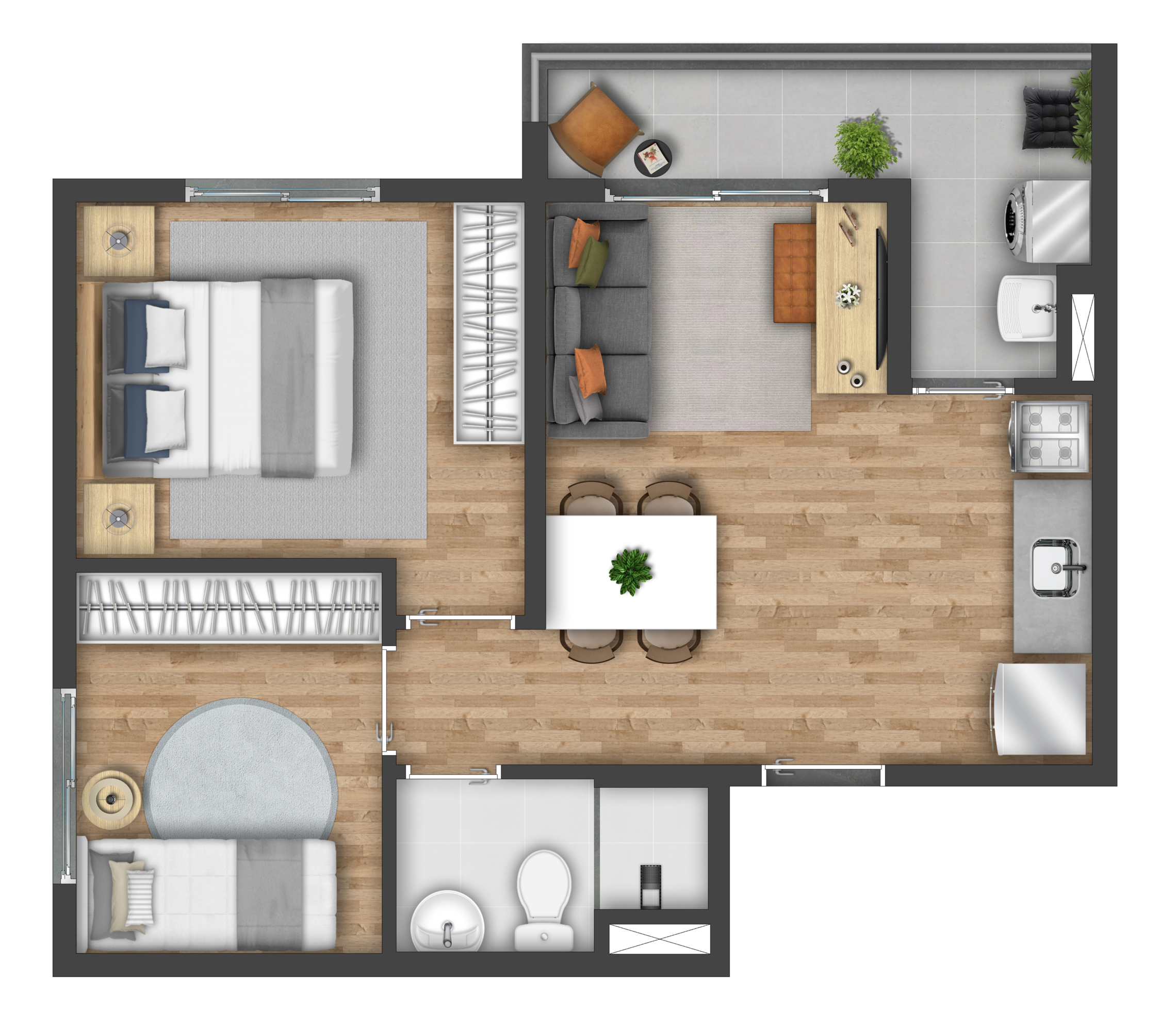 Foto do imóvel: Apartamento com 2 Quartos à Venda, 37 m² em Santo Amaro - São Paulo