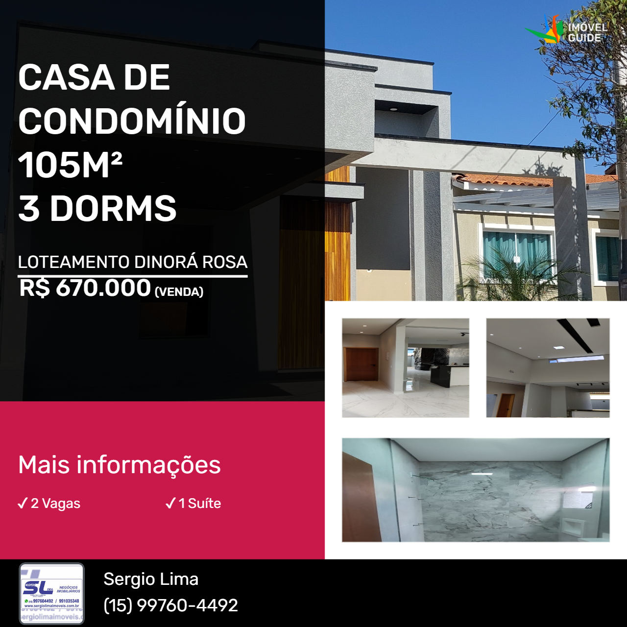Imagem Casa de Condomínio com 3 Quartos à Venda, 105 m²em Loteamento Dinorá Rosa - Sorocaba