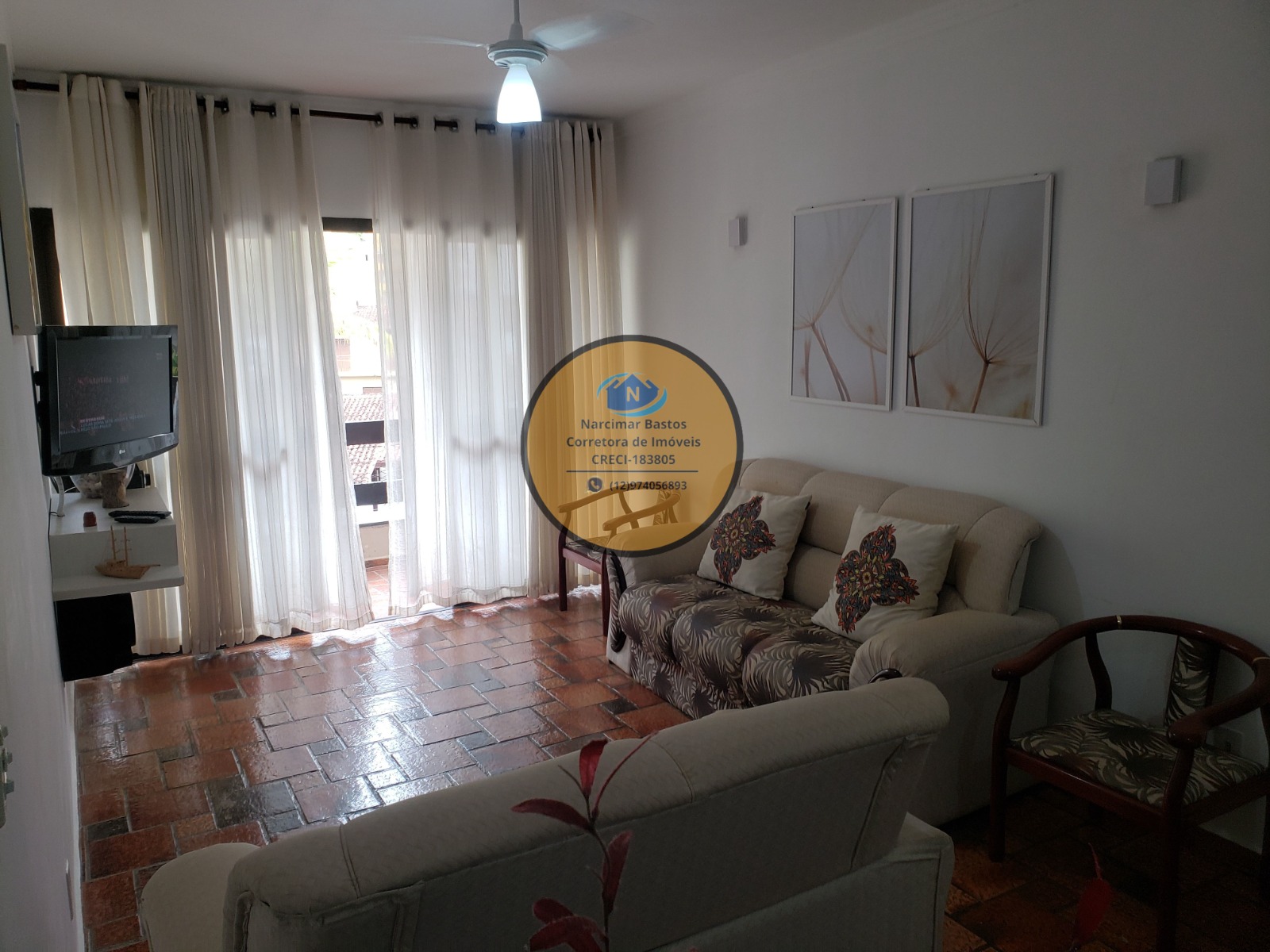 Imagem Apartamento com 2 Quartos para Temporada, 90 m²em Praia Grande - Ubatuba 
