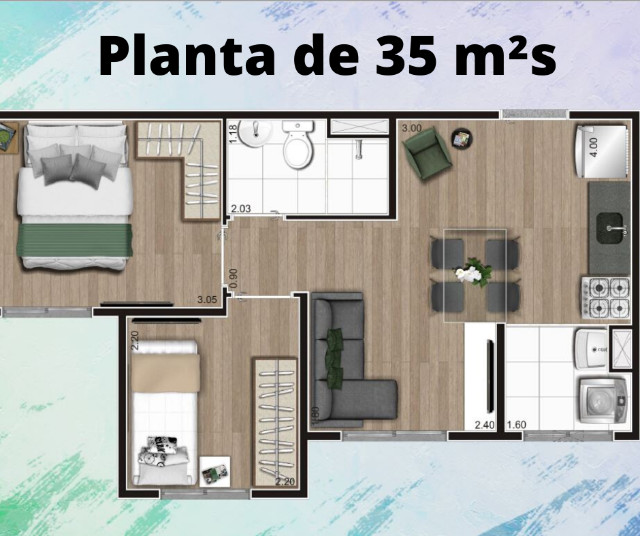 Imagem Apartamento com 2 Quartos à Venda, 35 m² em Cidade Patriarca - São Paulo