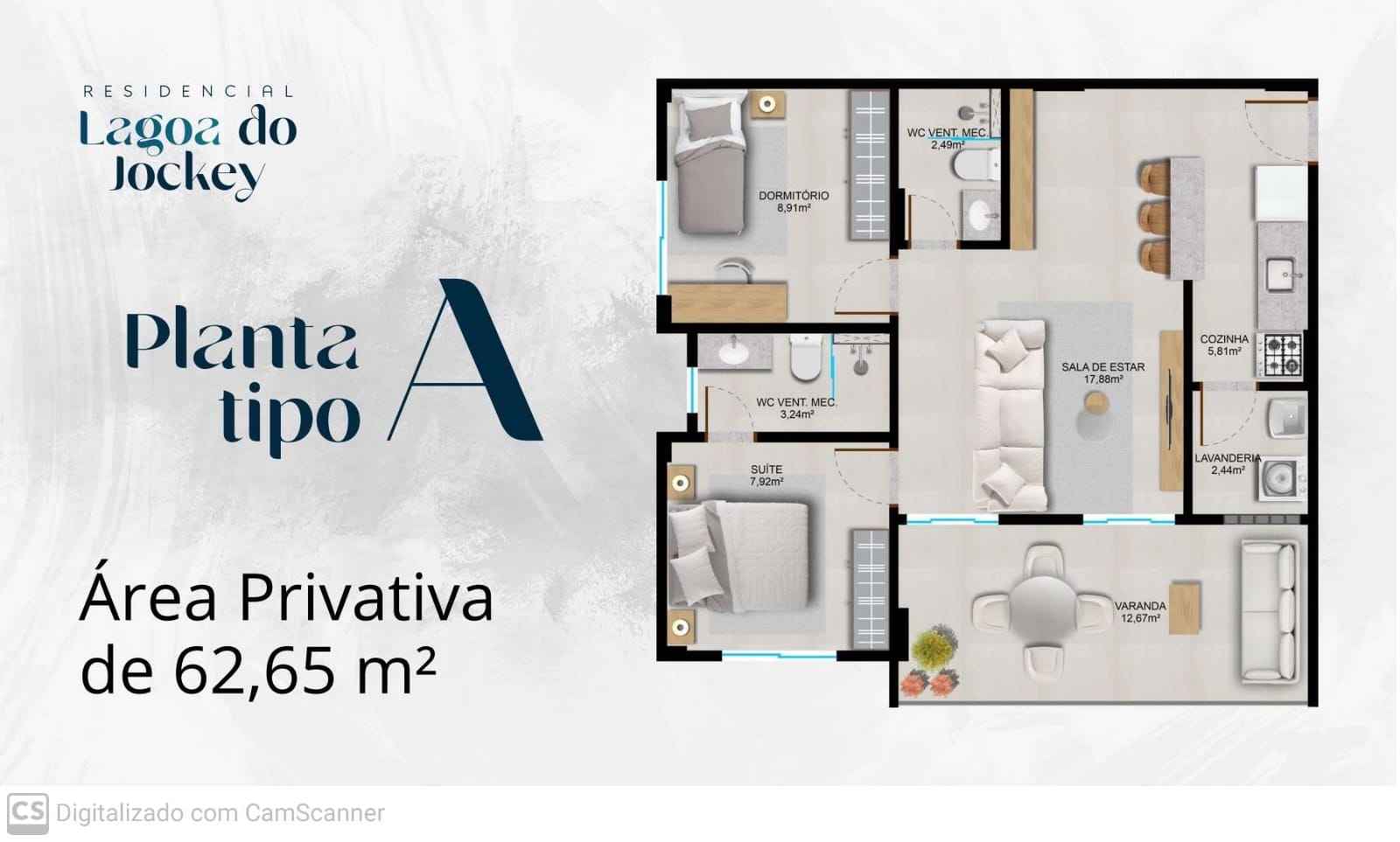 Imagem Apartamento com 2 Quartos à Venda, 53 m²em Centro - Lauro de Freitas
