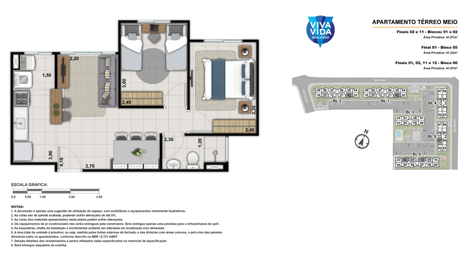 Foto do imóvel: Apartamento com 2 Quartos à Venda, 41 m² em Realengo - Rio de Janeiro