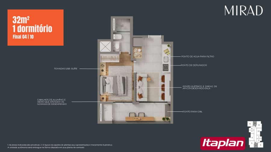 Apartamento com 2 Quartos à Venda, 59 m²em Saúde - São Paulo