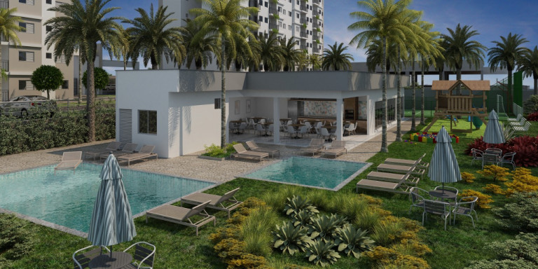 Imagem Apartamento com 2 Quartos à Venda, 56 m² em Garavelo Residencial Park - Aparecida de Goiânia