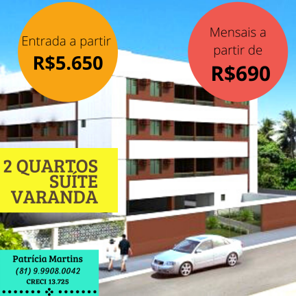 Imagem Apartamento com 2 Quartos à Venda, 52 m² em Candeias - Jaboatão Dos Guararapes