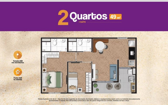 Imagem Apartamento com 2 Quartos à Venda,  em Vila Vermelha - São Paulo