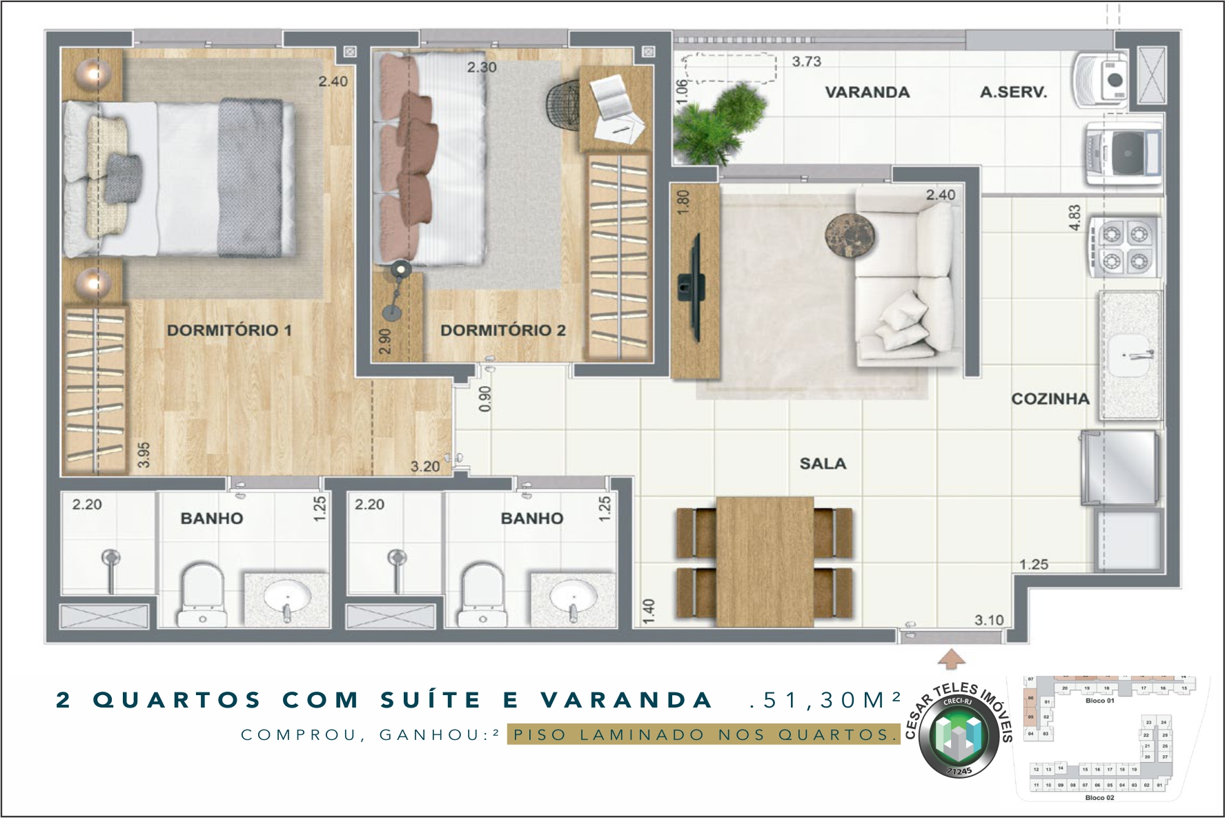 Foto do imóvel: Apartamento com 1 Quarto à Venda, 32 m² em Centro - Niterói