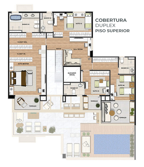 Foto do imóvel: Apartamento com 4 Quartos à Venda, 246 m²em Vila Mariana - São Paulo