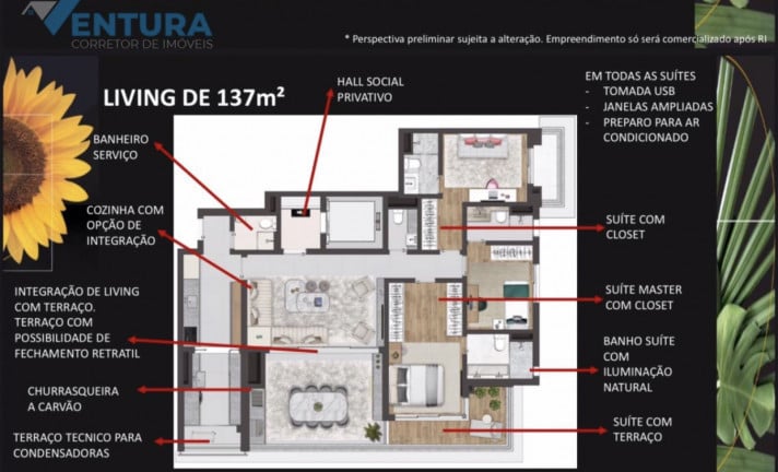 Imagem Apartamento com 3 Quartos à Venda, 137 m² em Jardim Aurélia - São Paulo