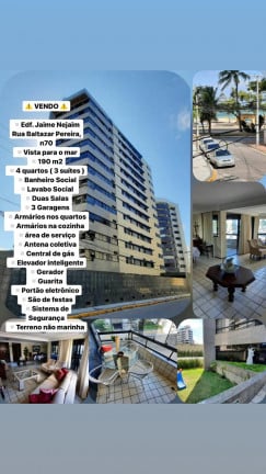 Imagem Apartamento com 4 Quartos à Venda, 190 m² em Boa Viagem - Recife