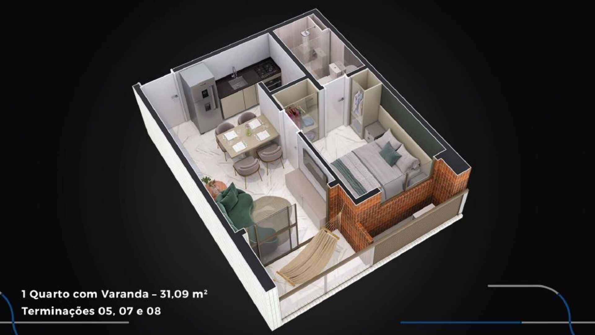 Imagem Apartamento com 1 Quarto à Venda, 25 m²em Várzea - Recife