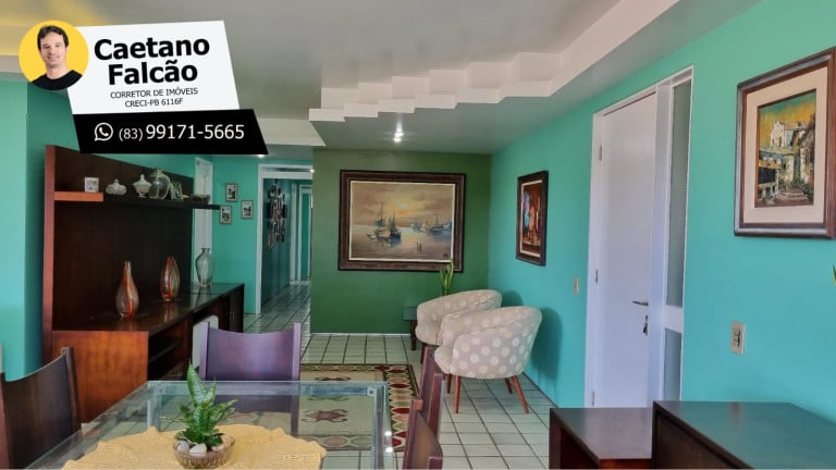 Imagem Apartamento com 4 Quartos à Venda, 215 m² em Jardim Oceania - João Pessoa