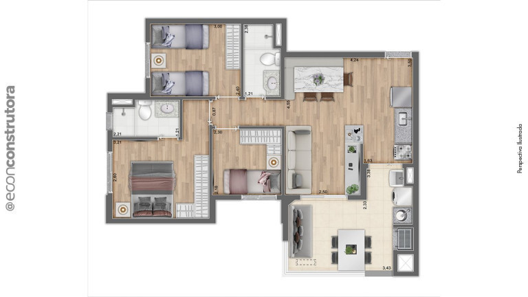 Imagem Apartamento com 2 Quartos à Venda, 44 m²em Vila Prudente - São Paulo