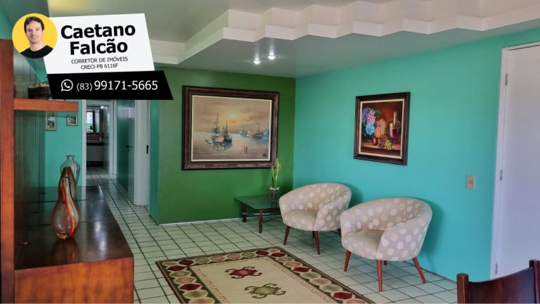 Imagem Apartamento com 4 Quartos à Venda, 215 m² em Jardim Oceania - João Pessoa