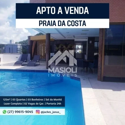 Imagem Apartamento com 3 Quartos à Venda, 125 m² em Praia da Costa - Vila Velha