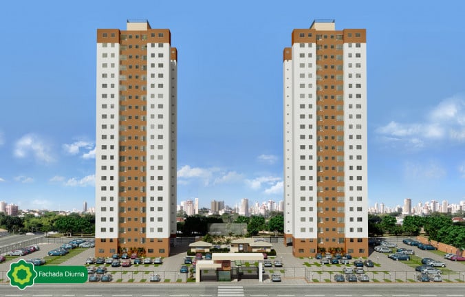 Imagem Apartamento com 2 Quartos à Venda, 54 m² em Parque Oeste Industrial - Goiânia