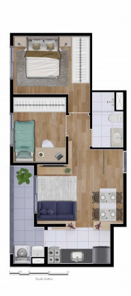 Apartamento com 2 Quartos à Venda, 40 m² em Vila Guilherme - São Paulo