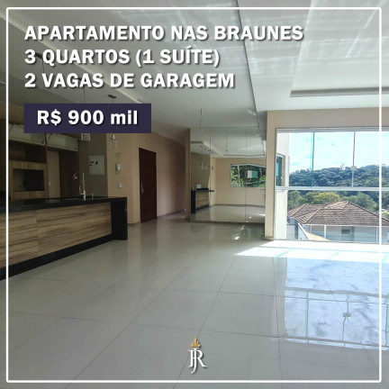 Imagem Apartamento com 3 Quartos à Venda, 128 m² em Braunes - Nova Friburgo