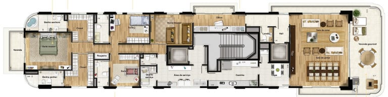 Foto do imóvel: Apartamento com 4 Quartos à Venda, 274 m² em Vila Olímpia - São Paulo