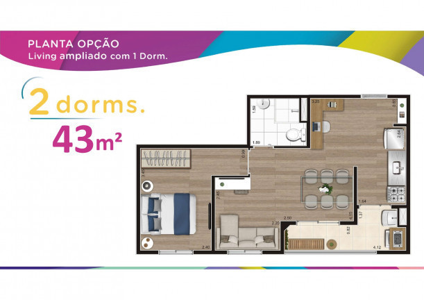 Imagem Apartamento com 2 Quartos à Venda, 41 m² em Vila Pirituba - São Paulo