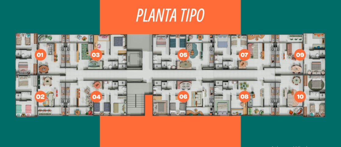 Foto do imóvel: Apartamento com 2 Quartos à Venda, 47 m² em FRAGOSO  - Olinda 