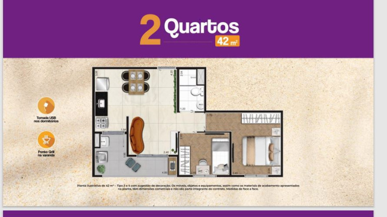 Apartamento com 2 Quartos à Venda,  em Vila Vermelha - São Paulo