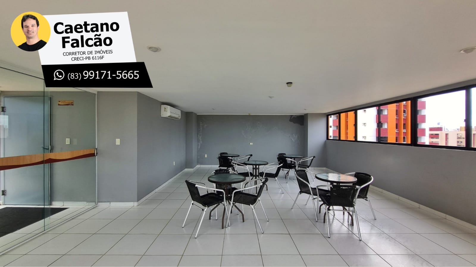 Apartamento com 1 Quarto à Venda, 32 m²em Cabo Branco - João Pessoa