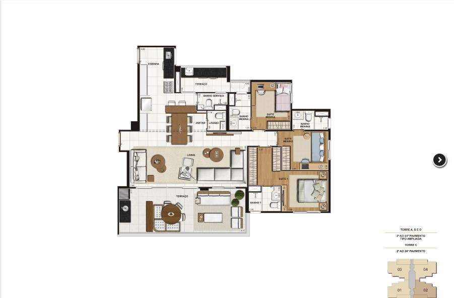 Apartamento com 3 Quartos à Venda, 134 m²em Lapa - São paulo