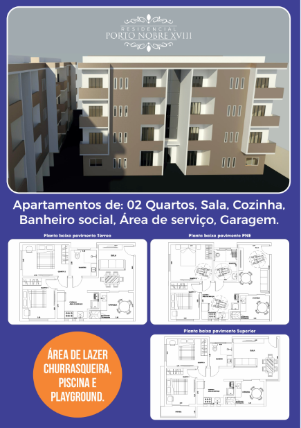 Imagem Apartamento com 2 Quartos à Venda, 56 m² em Parque Da Barragem Setor 01 - águas Lindas De Goiás