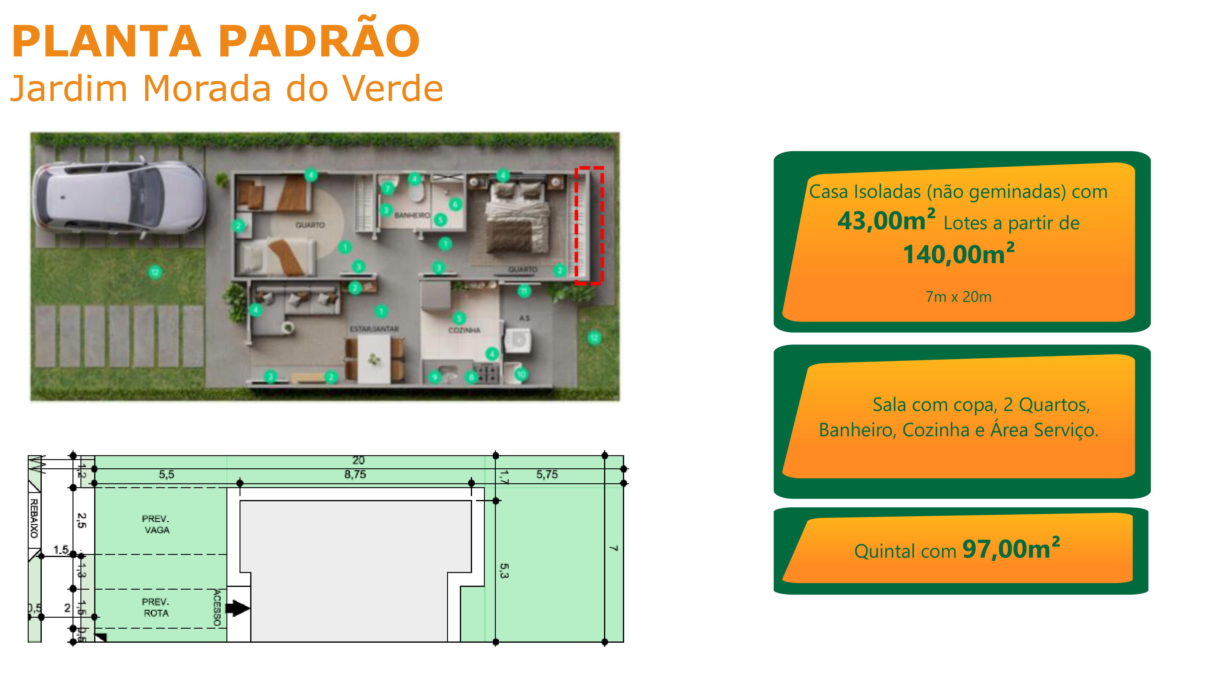 Foto do imóvel: Casa com 2 Quartos à Venda, 43 m² em Jardim Florestan Fernandes - Ribeirão Preto
