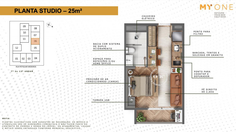 Imagem Apartamento com 1 Quarto à Venda, 25 m² em Pinheiros - São Paulo