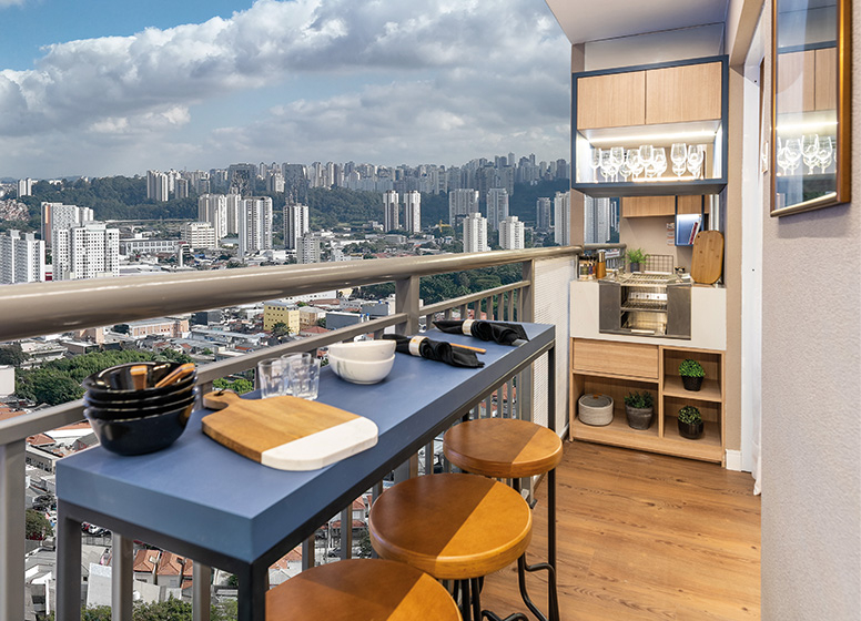 Apartamento com 2 Quartos à Venda, 37 m²em Santo Amaro - São Paulo
