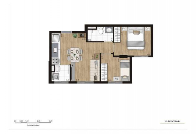 Imagem Apartamento com 2 Quartos à Venda, 42 m² em Vila Albertina - São Paulo
