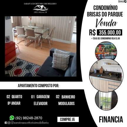 Imagem Apartamento com 2 Quartos à Venda, 67 m² em Flores - Manaus