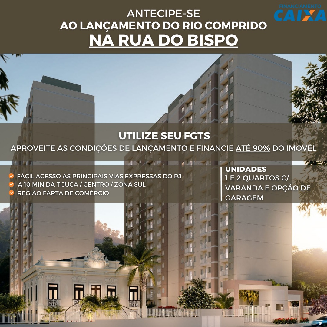 Imagem Apartamento com 2 Quartos à Venda, 46 m²em Rio Comprido - Rio de Janeiro