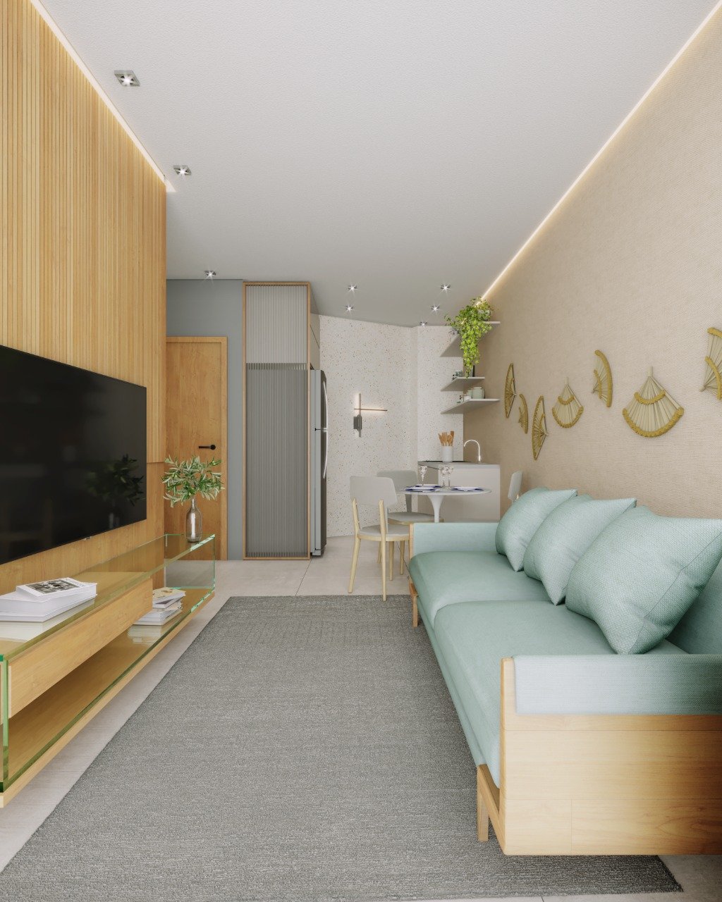 Imagem Apartamento com 1 Quarto à Venda, 52 m²em Praia dos Carneiros - Tamandaré