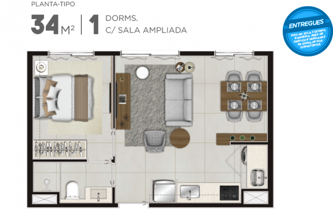 Imagem Apartamento com 2 Quartos à Venda, 34 m² em Parada Inglesa - São Paulo