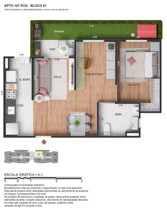 Apartamento com 2 Quartos à Venda, 43 m²em Jacarepaguá - Rio de Janeiro