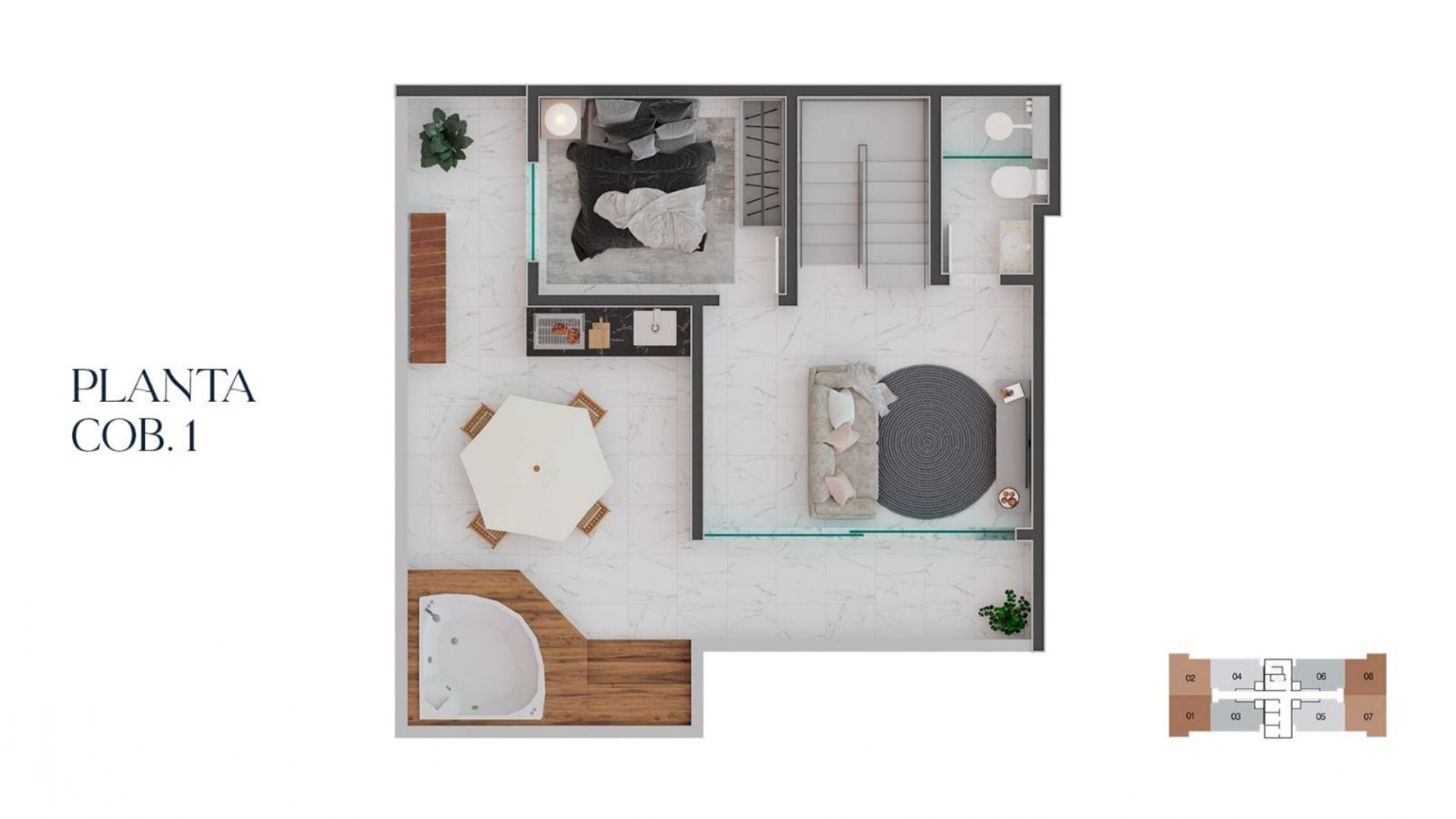 Foto do imóvel: Apartamento com 2 Quartos à Venda, 56 m² em Boa Vista - Juiz de Fora
