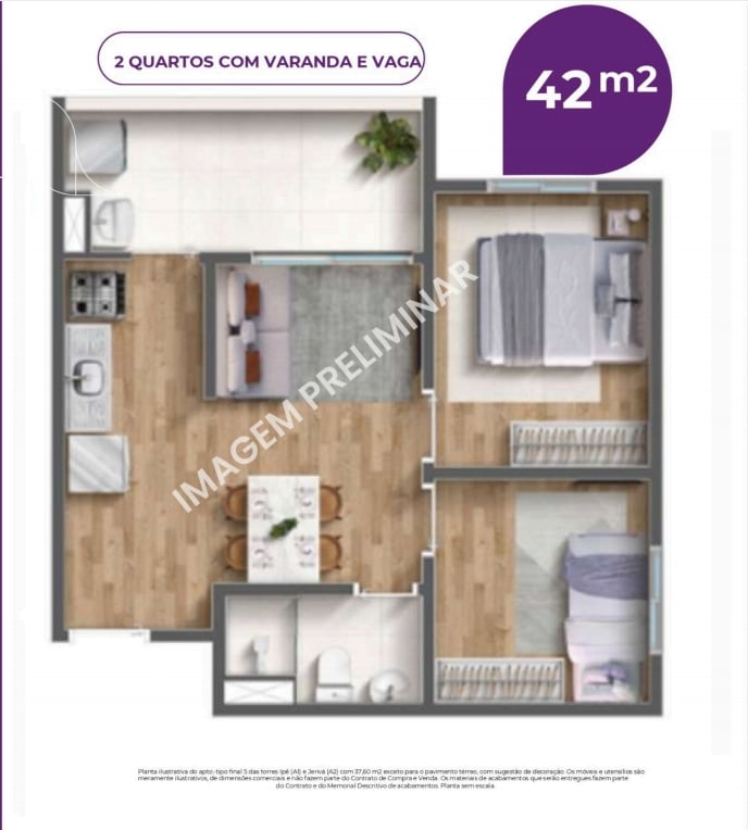Foto do imóvel: Apartamento com 2 Quartos à Venda, 34 m² em Vila Zelina - São Paulo