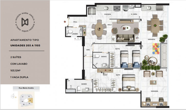 Imagem Apartamento com 2 Quartos à Venda, 91 m² em Tijuca - Rio de Janeiro