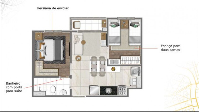 Apartamento com 2 Quartos à Venda, 39 m² em Pirituba - São Paulo