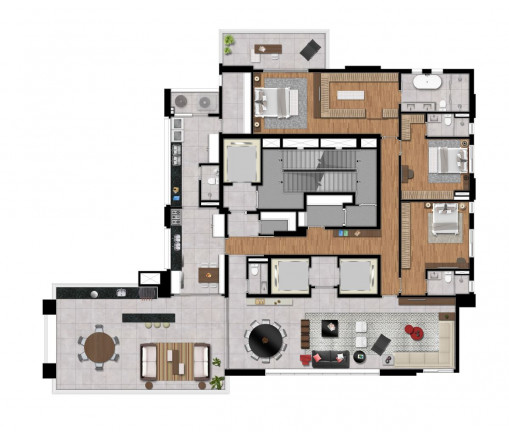 Apartamento com 4 Quartos à Venda, 337 m² em Vila Gomes Cardim - São Paulo