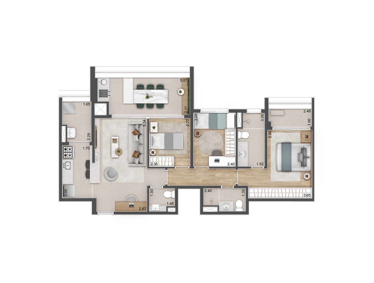 Foto do imóvel: Apartamento com 3 Quartos à Venda, 95 m² em Santo Amaro - São Paulo