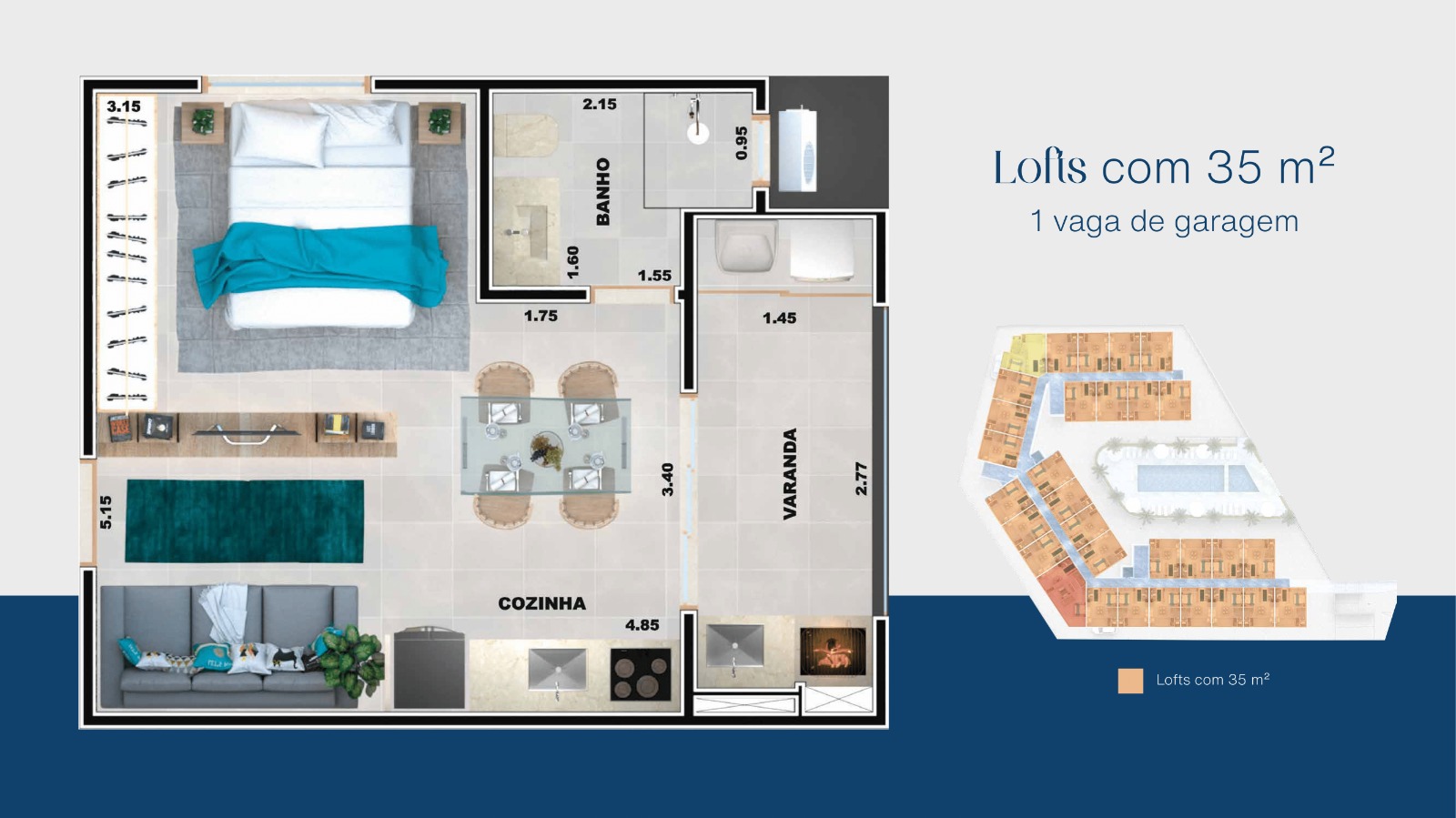 Foto do imóvel: Apartamento com 1 Quarto à Venda, 35 m² em Praia Grande - Ubatuba 